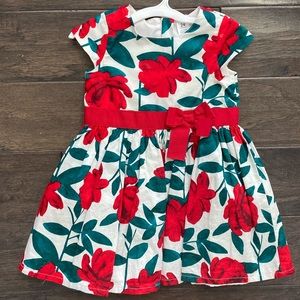 Carters Toddler Girl Floral Holiday Dress